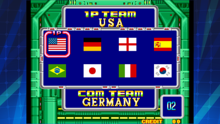SOCCER BRAWL ACA NEOGEO screenshot