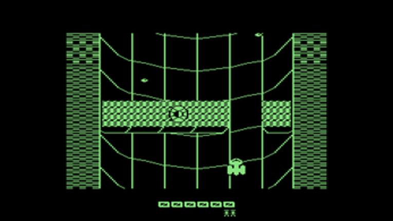 Green/Colour Screen Invaders C64 Image