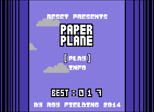 Games like Paper Plane - C64 (retro casual game)