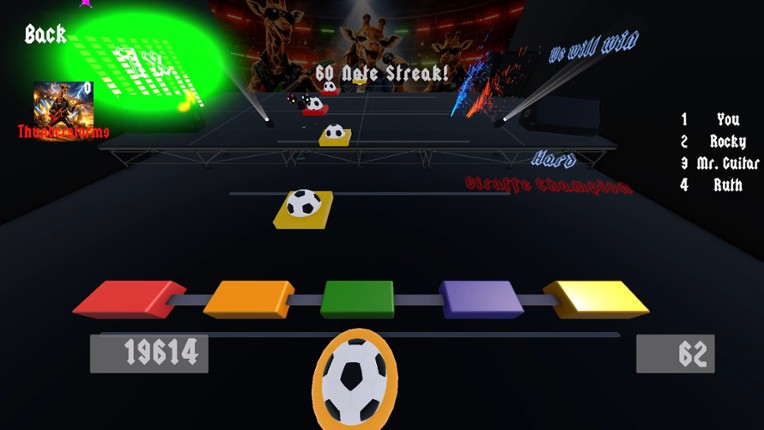 Giraffe Champion 2: Football Rock screenshot