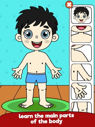 Learn the Body Parts Image