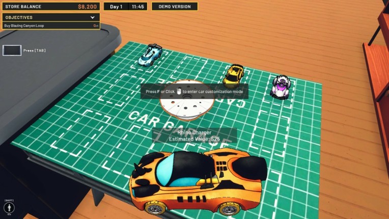 Mini Racer Car Shop Simulator - Prologue screenshot