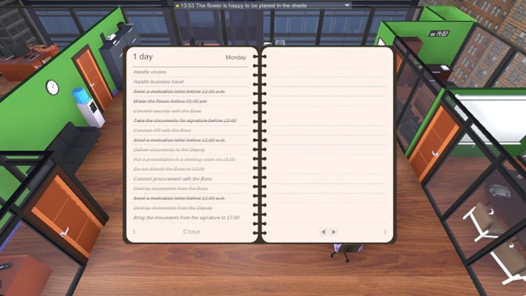 Office Bot Simulator screenshot