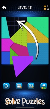 Pazzel: New Tangram Puzzles screenshot