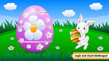 Preschool! Learning Games • Easter Match &amp; Puzzle Image