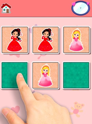 Princesses Find the Pairs Learning Game for 3 – 5 screenshot