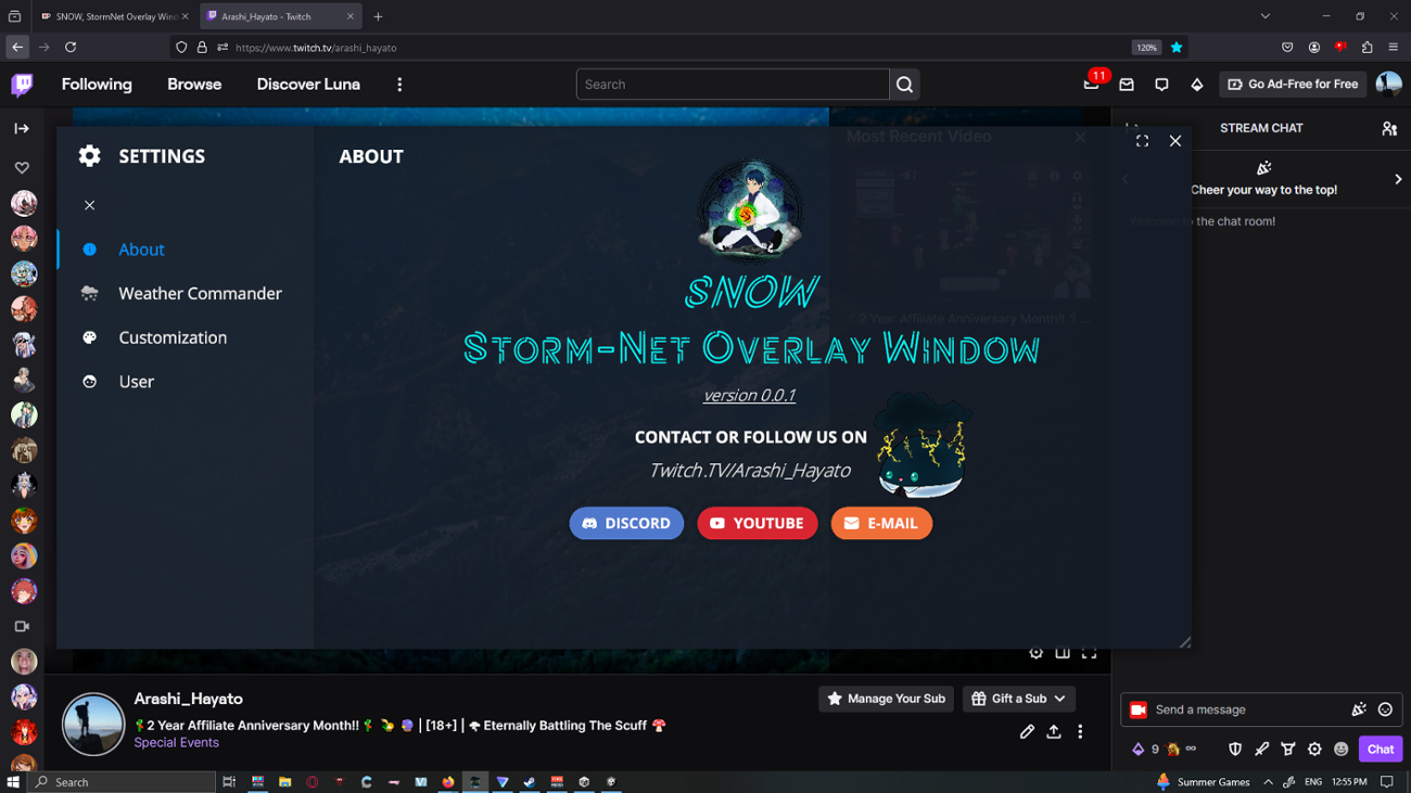 Games like SNOW - StormNet Overlay Window