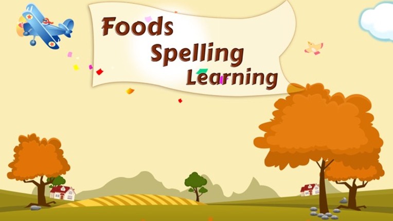 Spelling Learning Foods Phonics Words for Kids Image