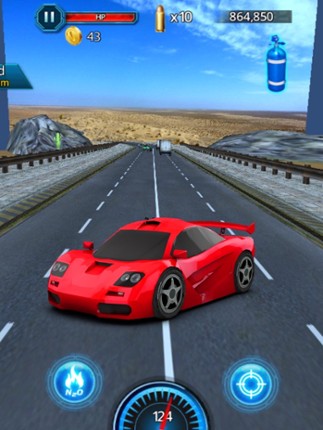 Street Racer vs Jet Bike - 3D Xtreme Road Traffic Race Free Game screenshot