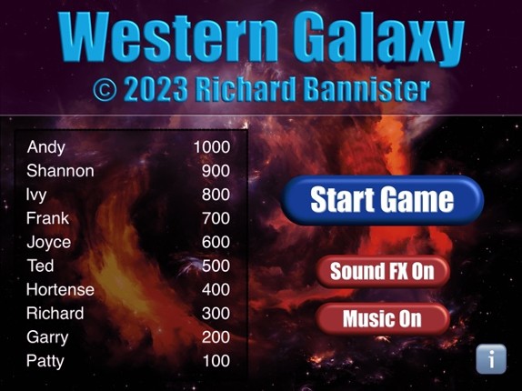 Western Galaxy screenshot
