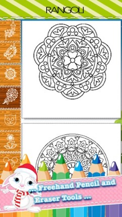 Adult Coloring Book Mandala - Free Fun Games for Stress Bringing Relax Curative Relieving Color Therapy Image