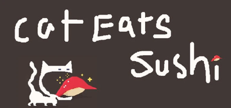 Cat Eats Sushi Image