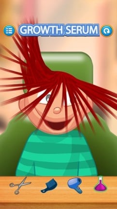 Child game / red hair cut Image