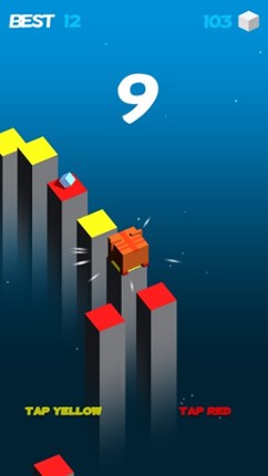 Color Cube Jump Fall Down Games screenshot