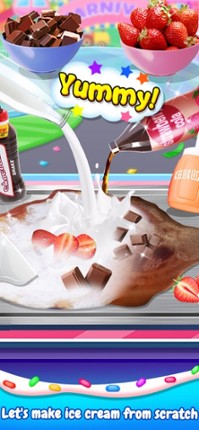 Frozen Ice Cream Roll Desserts screenshot