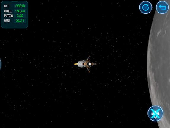 Moon Lander 3D Simulator screenshot