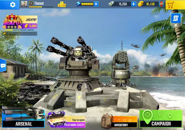 War Game: Beach Defense screenshot