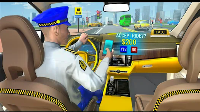 Cab Simulator Passenger Game screenshot