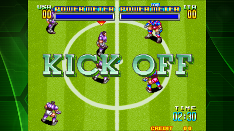 SOCCER BRAWL ACA NEOGEO screenshot