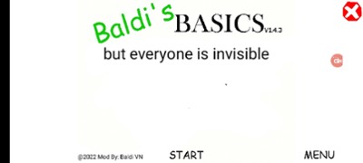 Baldi's Basics But Everyone Is Invisble Image