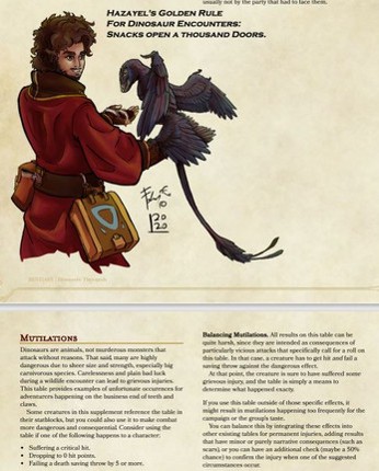 Hazayel's Dinosaur Diary (5e)- EARLY ACCESS Image