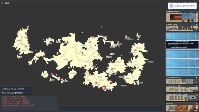 GlobalQuarantine screenshot