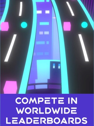 Neon Rush: Color Ball Road Run screenshot