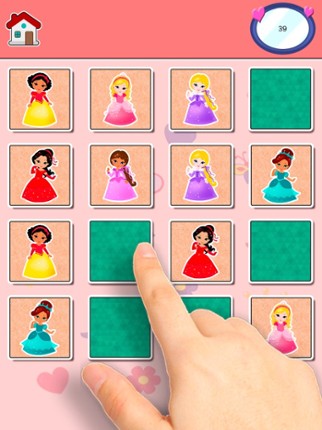 Princesses Find the Pairs Learning Game for 3 – 5 screenshot