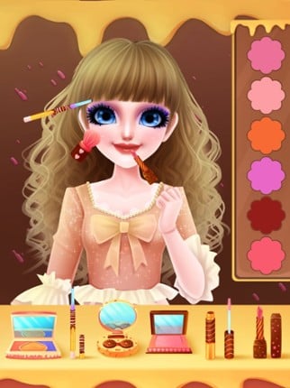 Queen Skirt Cake Making screenshot