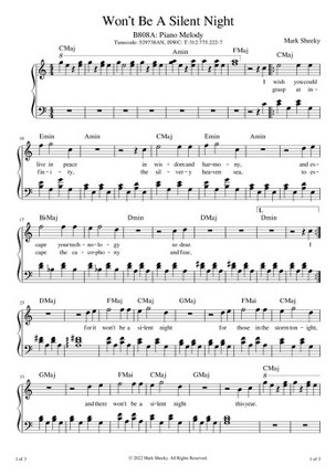 Sheet Music & Lyrics: Heart Of Snow Image