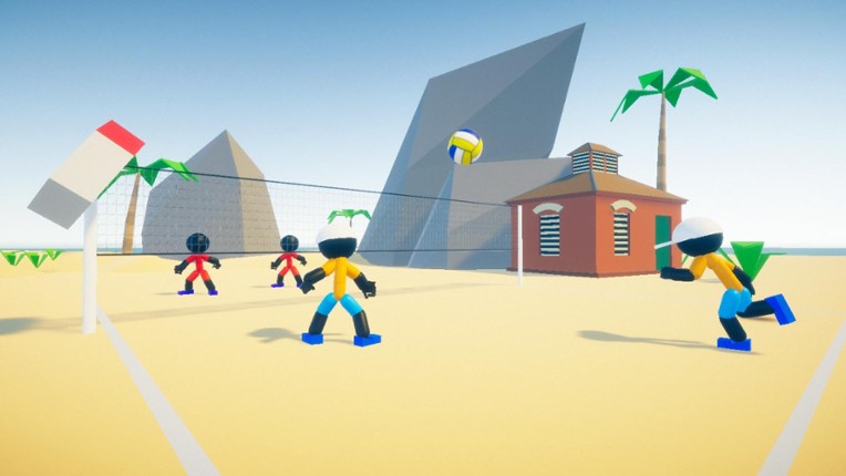 Stickman Beach Volleyball DELUXE screenshot
