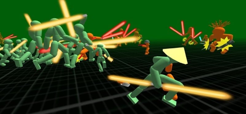 Stickman Neon Battle Simulator screenshot