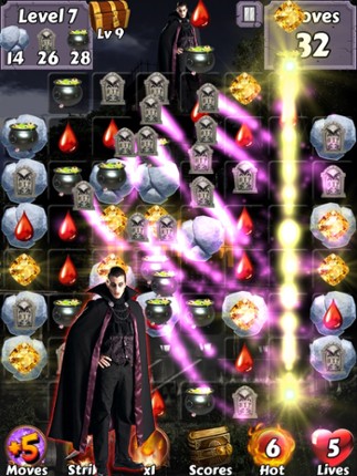 Vampires of Glory - Halloween blood diaries of the haunted academy games screenshot