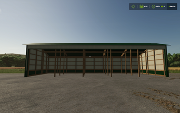 30x80 Three Sided Shed screenshot