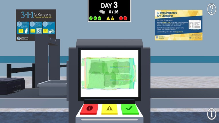 Baggage Screening Challenge screenshot