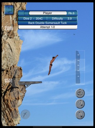 Cliff Diving Champ Image
