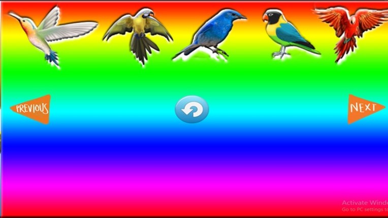 Fun Learning Birds Stencil for Kids screenshot