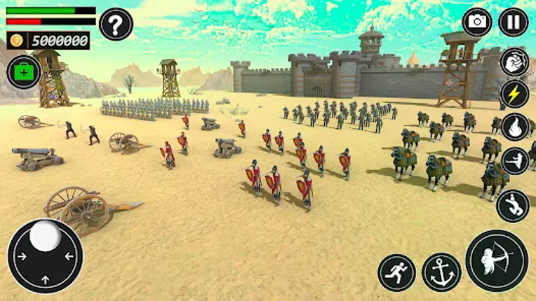 Castle Wall Defense: War Games Image