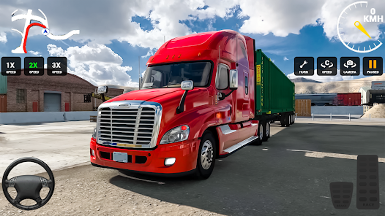 European Truck Driving Game screenshot