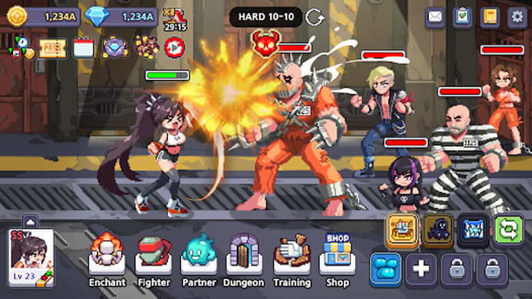 Isekai Fighting Girls:Idle RPG screenshot