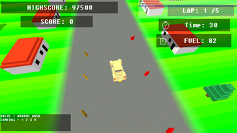 RETRO CUBE RACING screenshot