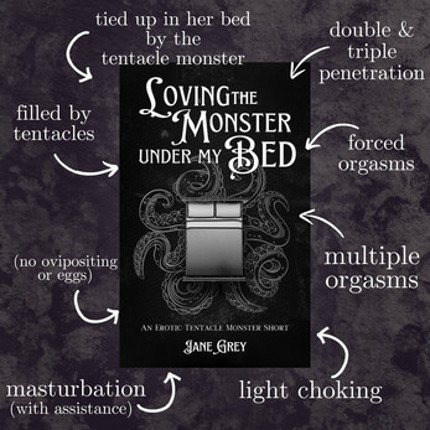 Loving the Monster Under My Bed: A Tentacle Monster Erotica Short Story Image