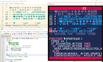 PICO-8 Programming Fonts Image