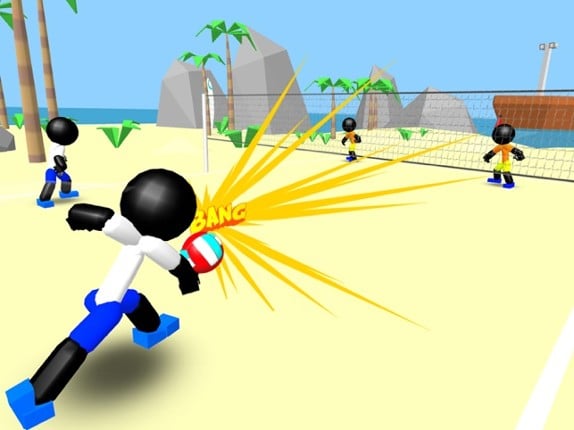 Stickman Beach Volleyball screenshot