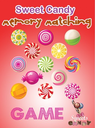 Sweet Candy Memory Matching Game Kids Toddlers Image