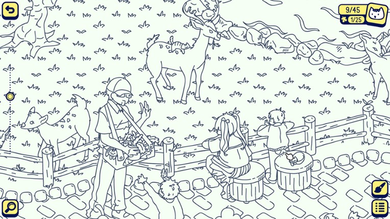 Cats and Seek: Zoo Image