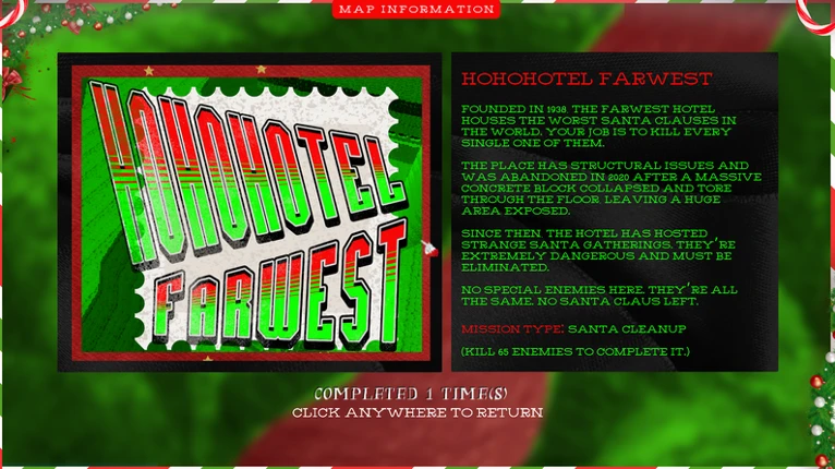 Festive Themed Santa Killer Simulator Image
