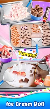 Frozen Ice Cream Roll Desserts screenshot