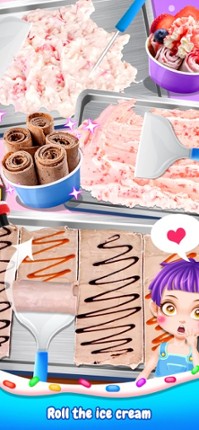 Frozen Ice Cream Roll Desserts screenshot