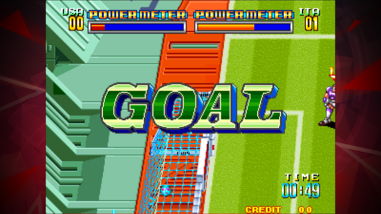 SOCCER BRAWL ACA NEOGEO screenshot